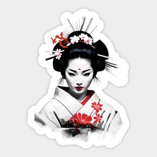 Geisha Sticker